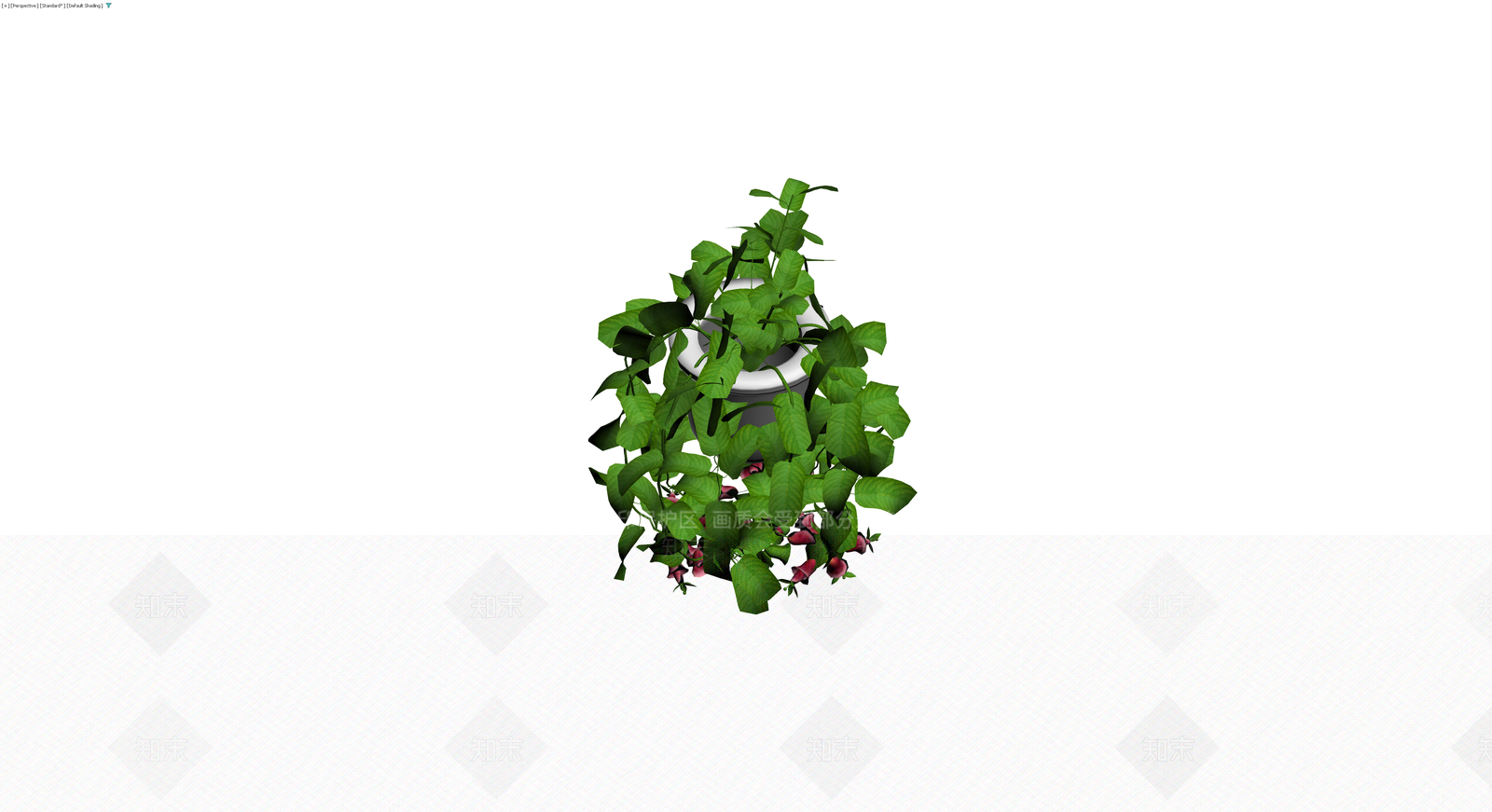 带盆垂吊盆栽模型3D模型下载【ID:1230741114】