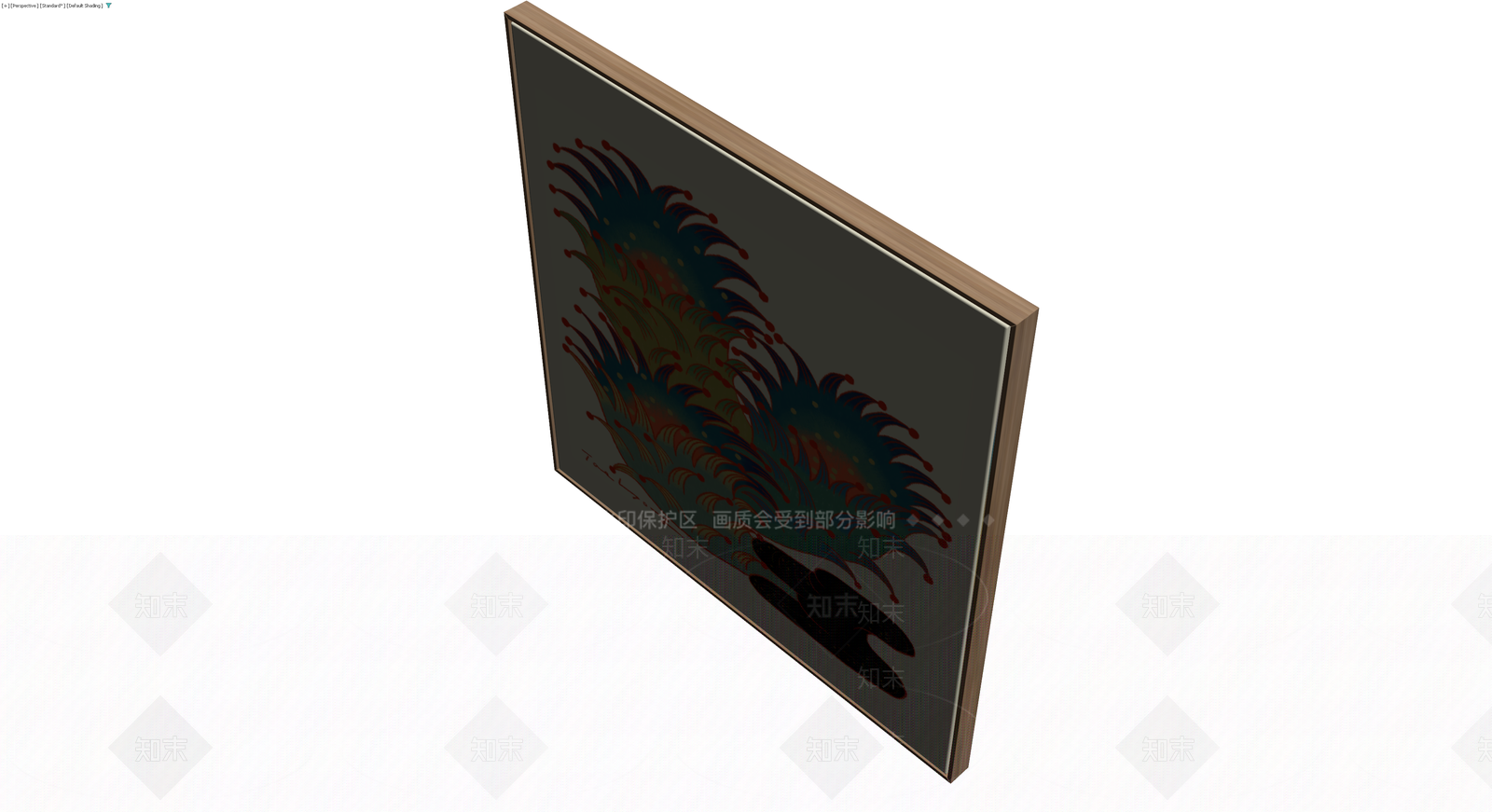 带框装饰挂画3D模型下载【ID:1230780591】
