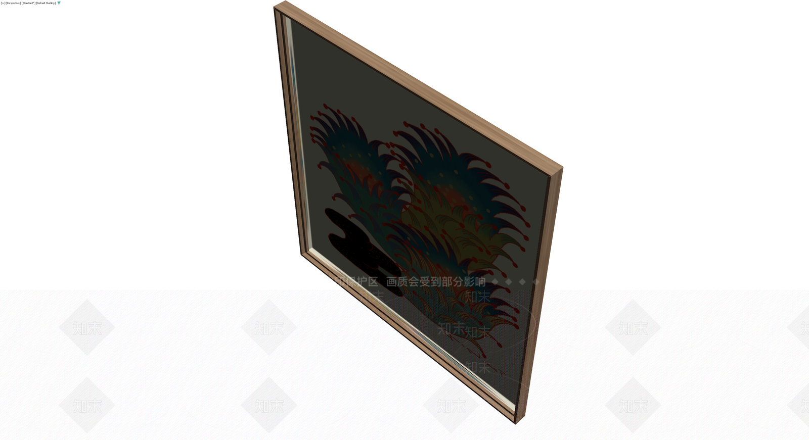 带框装饰挂画3D模型下载【ID:1230780591】