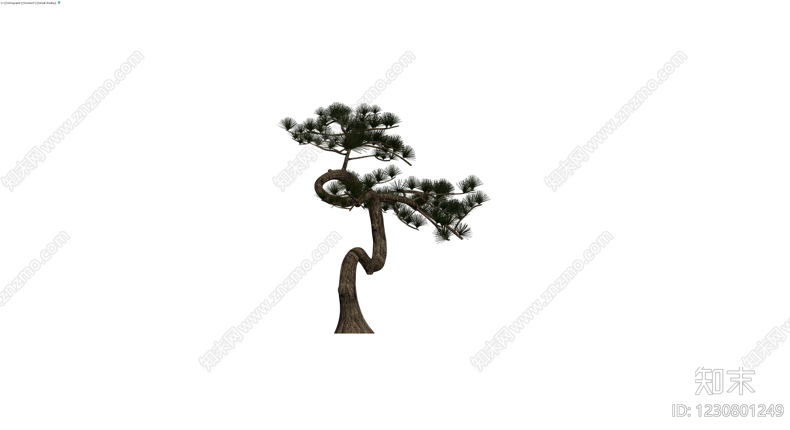 造型松树盆栽模型3D模型下载【ID:1230801249】