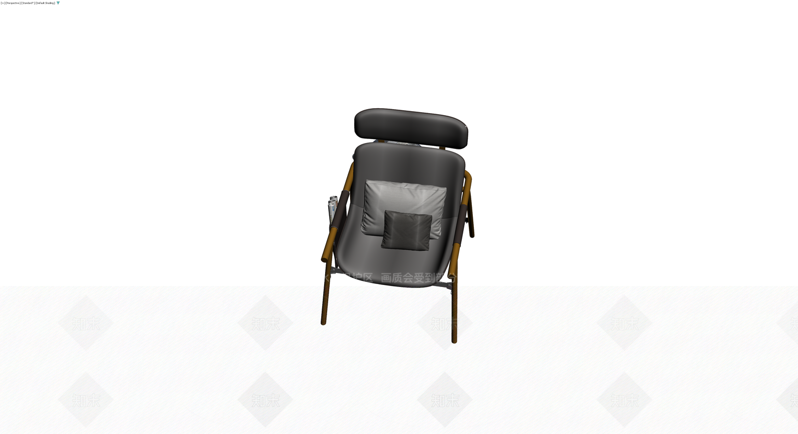 带储物袋休闲椅3D模型下载【ID:1229925342】