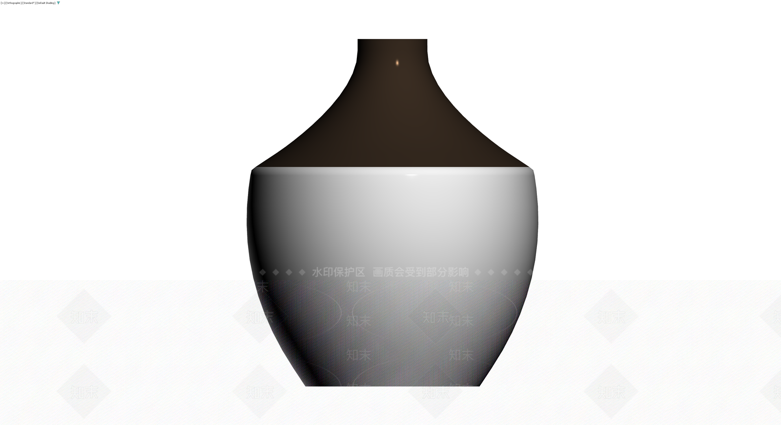 黑白双色花瓶3D模型下载【ID:1230554376】