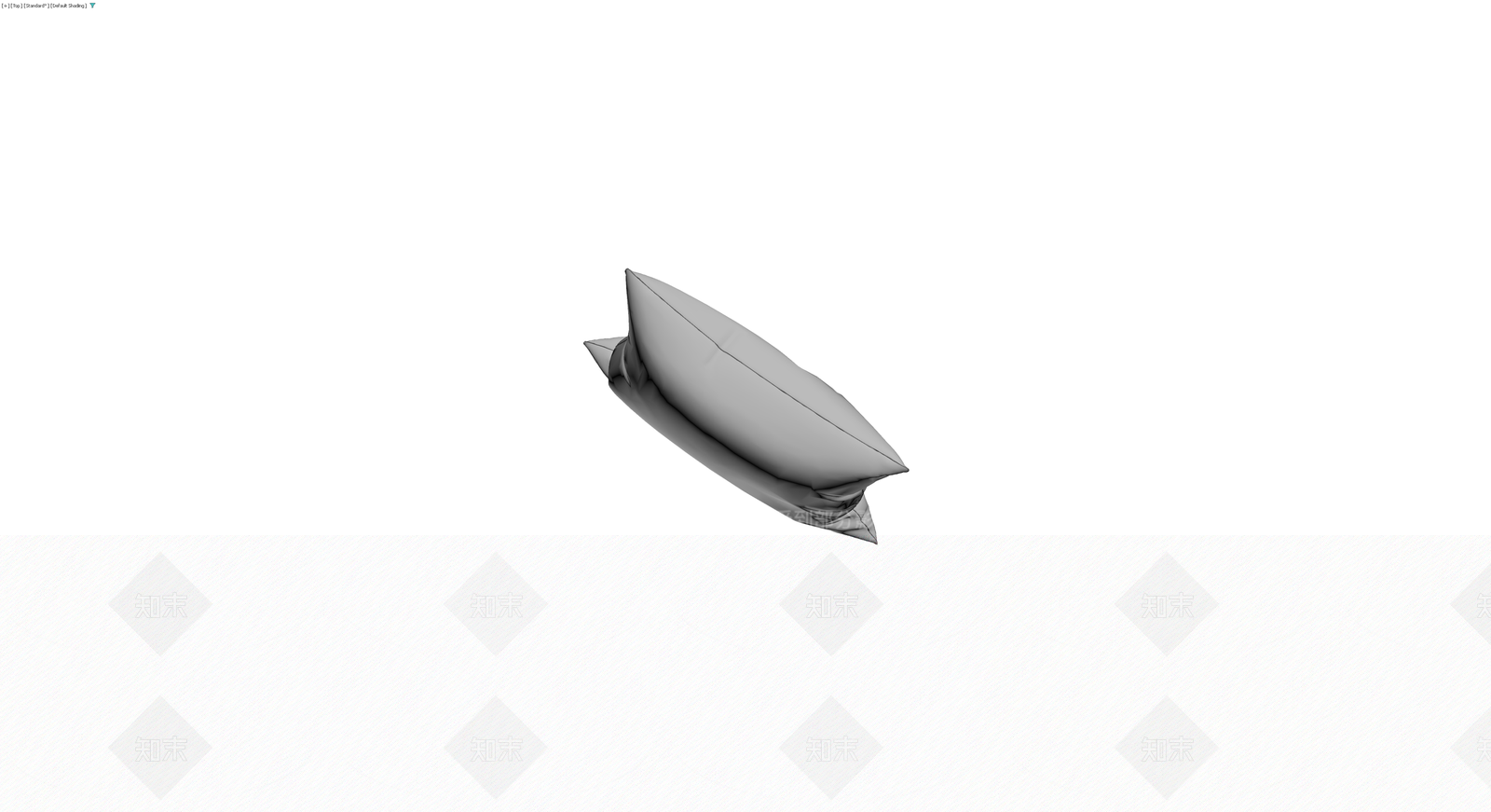 灰色填充抱枕3D模型下载【ID:1230723055】