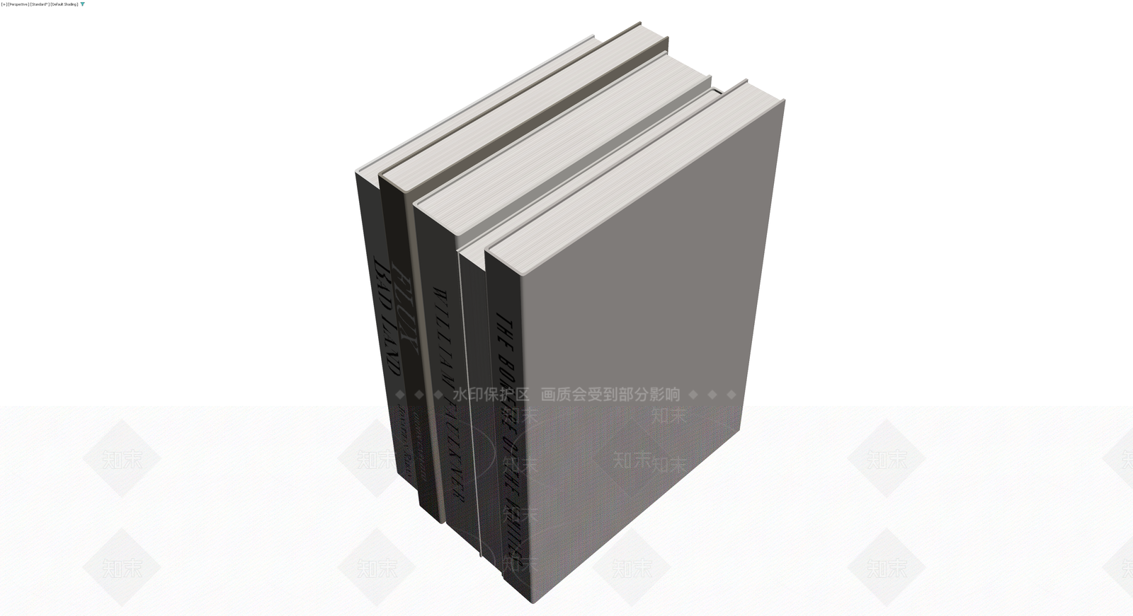 书籍组合模型3D模型下载【ID:1229856871】