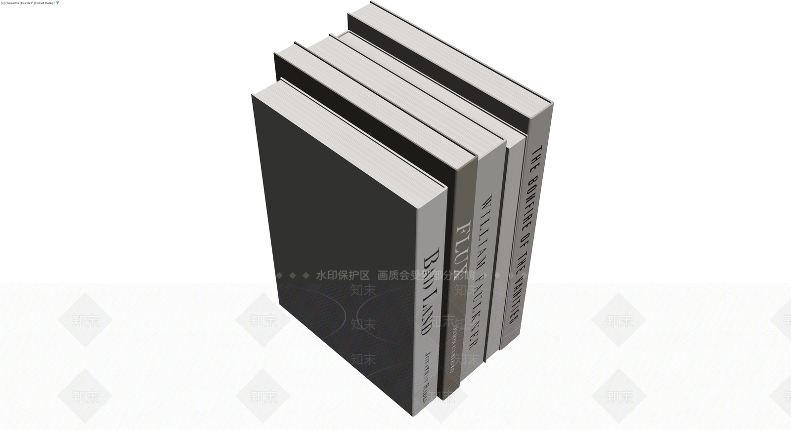 书籍组合模型3D模型下载【ID:1229856871】