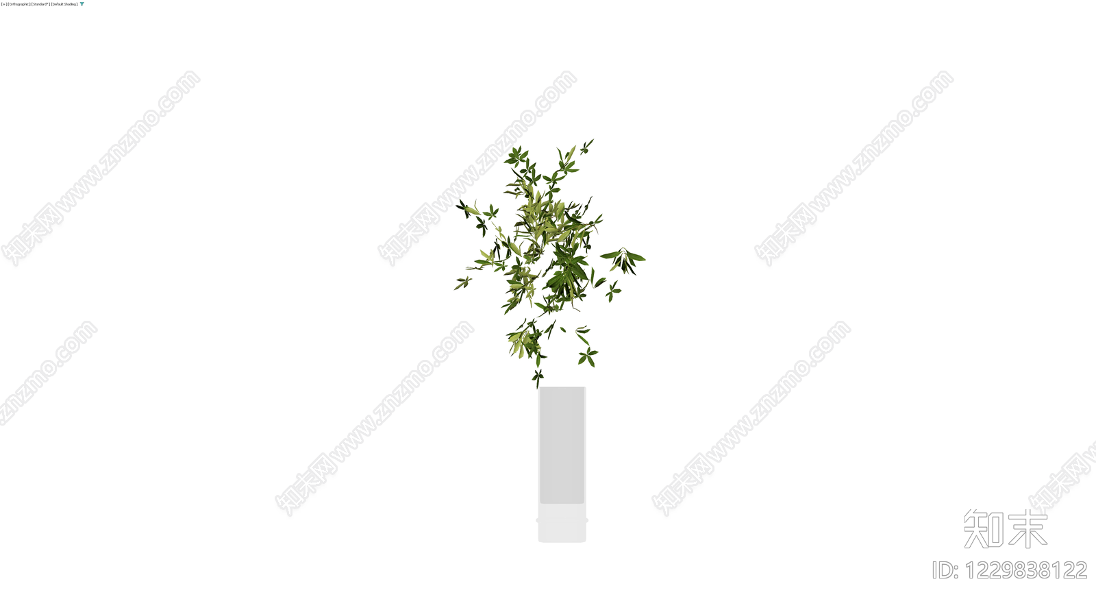 盆栽绿植模型3D模型下载【ID:1229838122】
