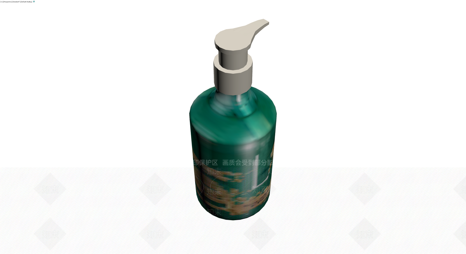绿色按压式乳液瓶3D模型下载【ID:1230783859】