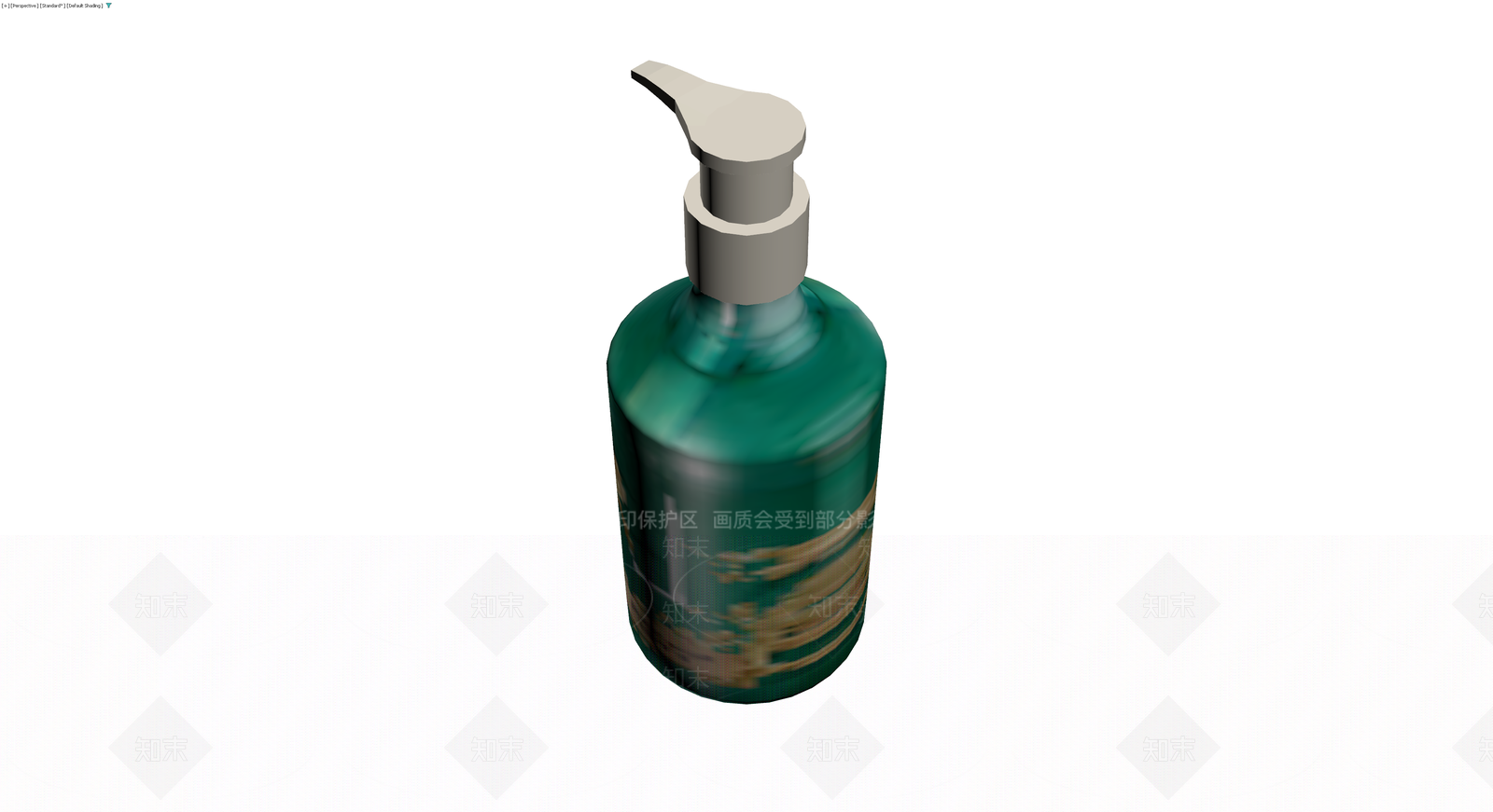 绿色按压式乳液瓶3D模型下载【ID:1230783859】