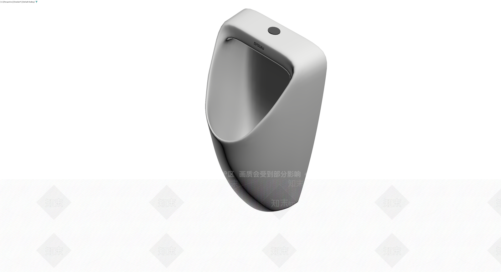 现代挂墙式小便器3D模型下载【ID:1230628865】