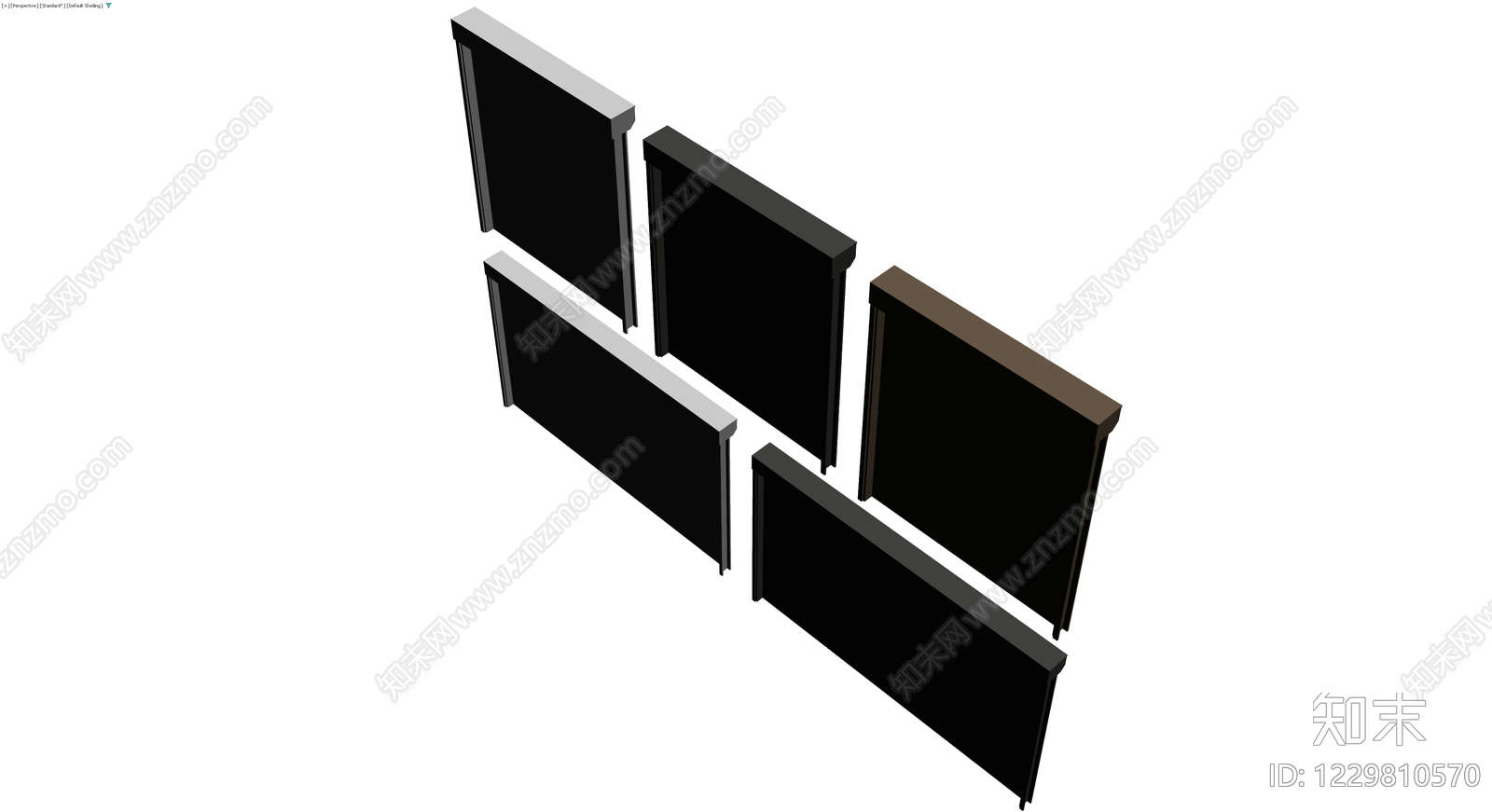 多色卷帘门模型组合3D模型下载【ID:1229810570】