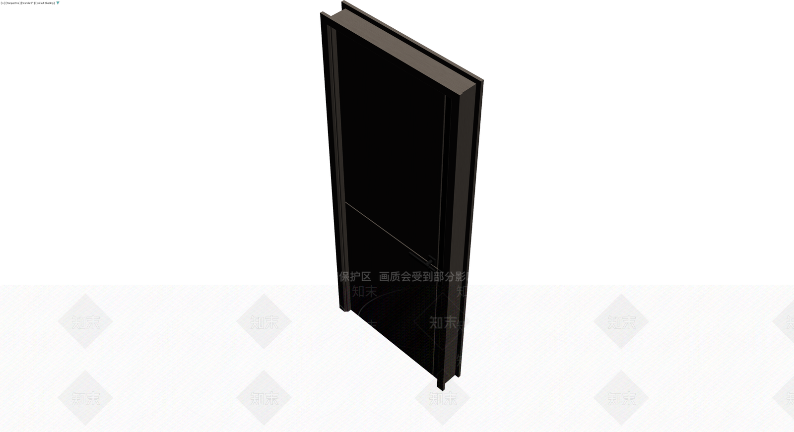 深色现代室内门3D模型下载【ID:1230749549】