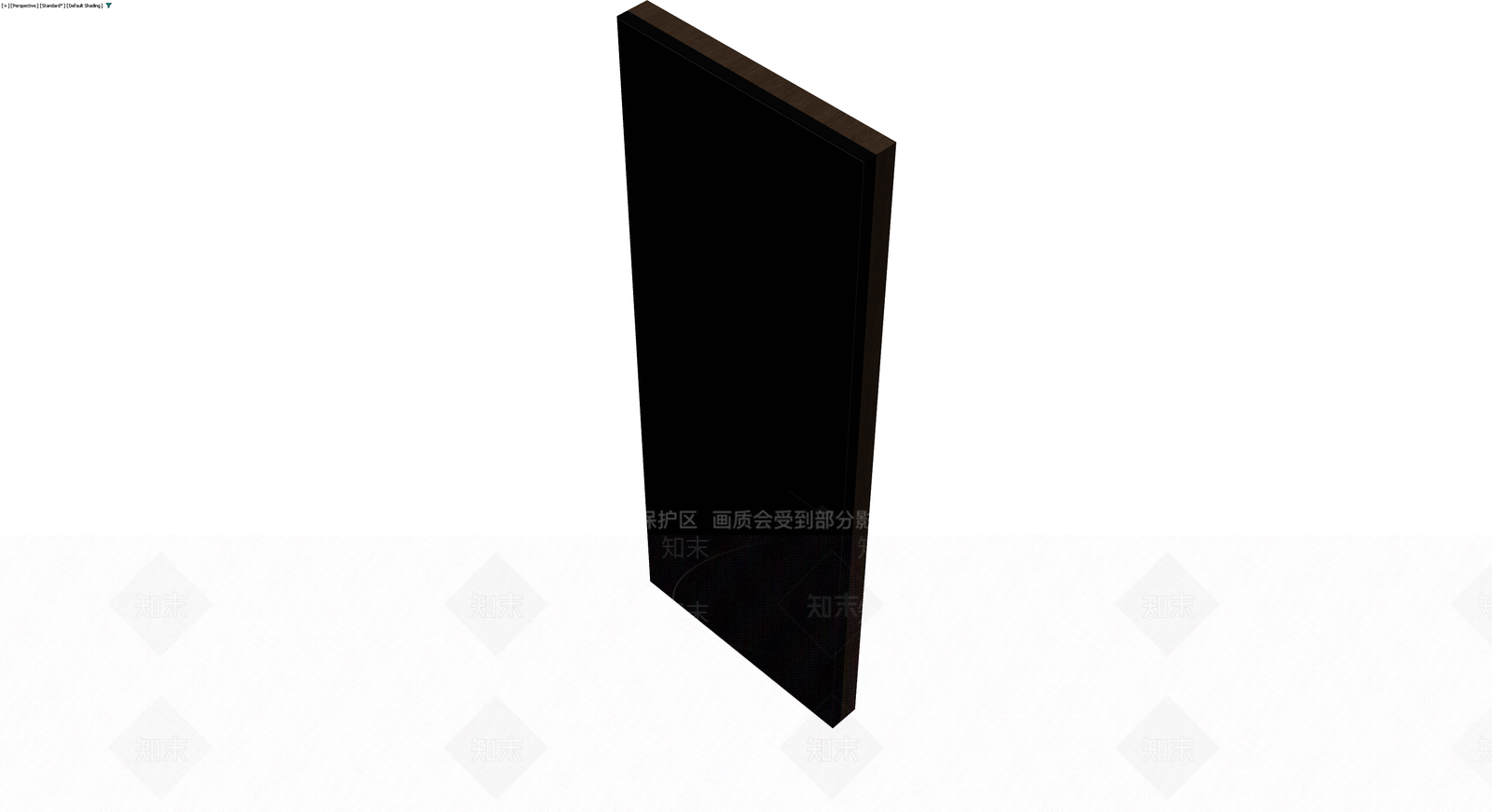 深色木质平开门体3D模型下载【ID:1230157275】