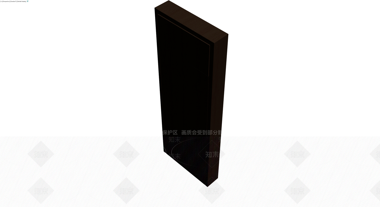 深色木纹成品门3D模型下载【ID:1230414087】