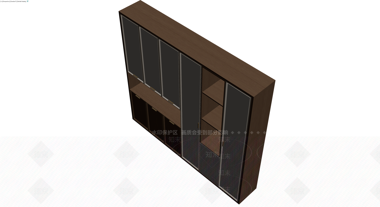 现代组合储物柜模型3D模型下载【ID:1229872221】