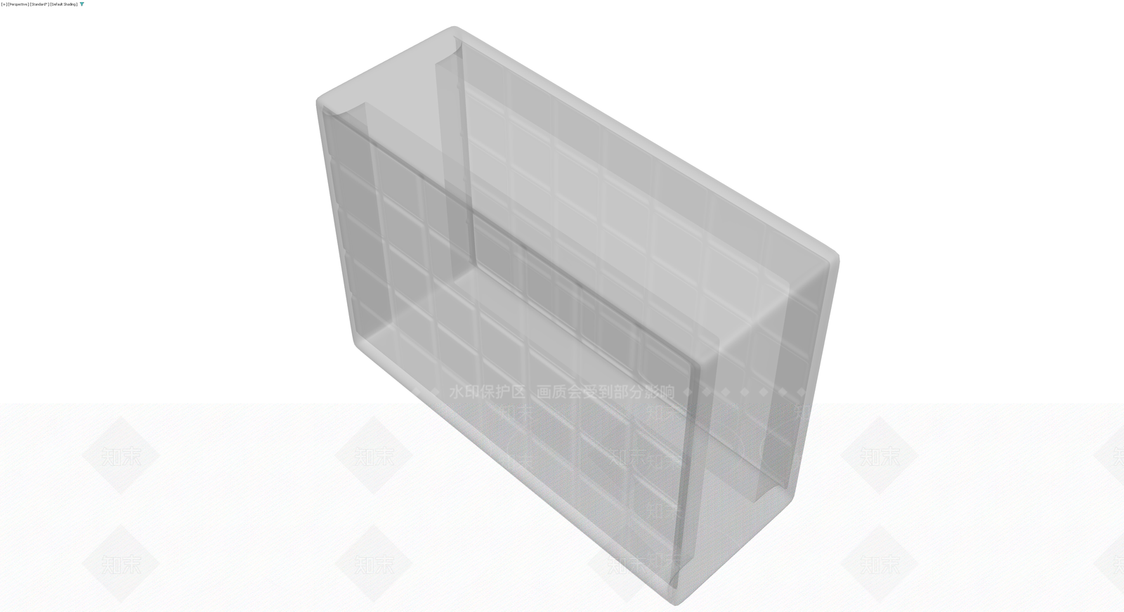 灰模收纳展示柜3D模型下载【ID:1230604047】