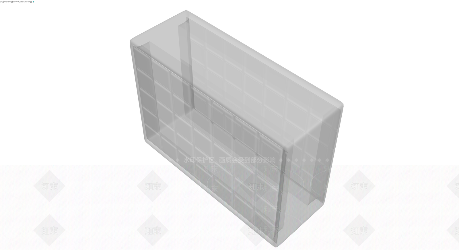 灰模收纳展示柜3D模型下载【ID:1230604047】