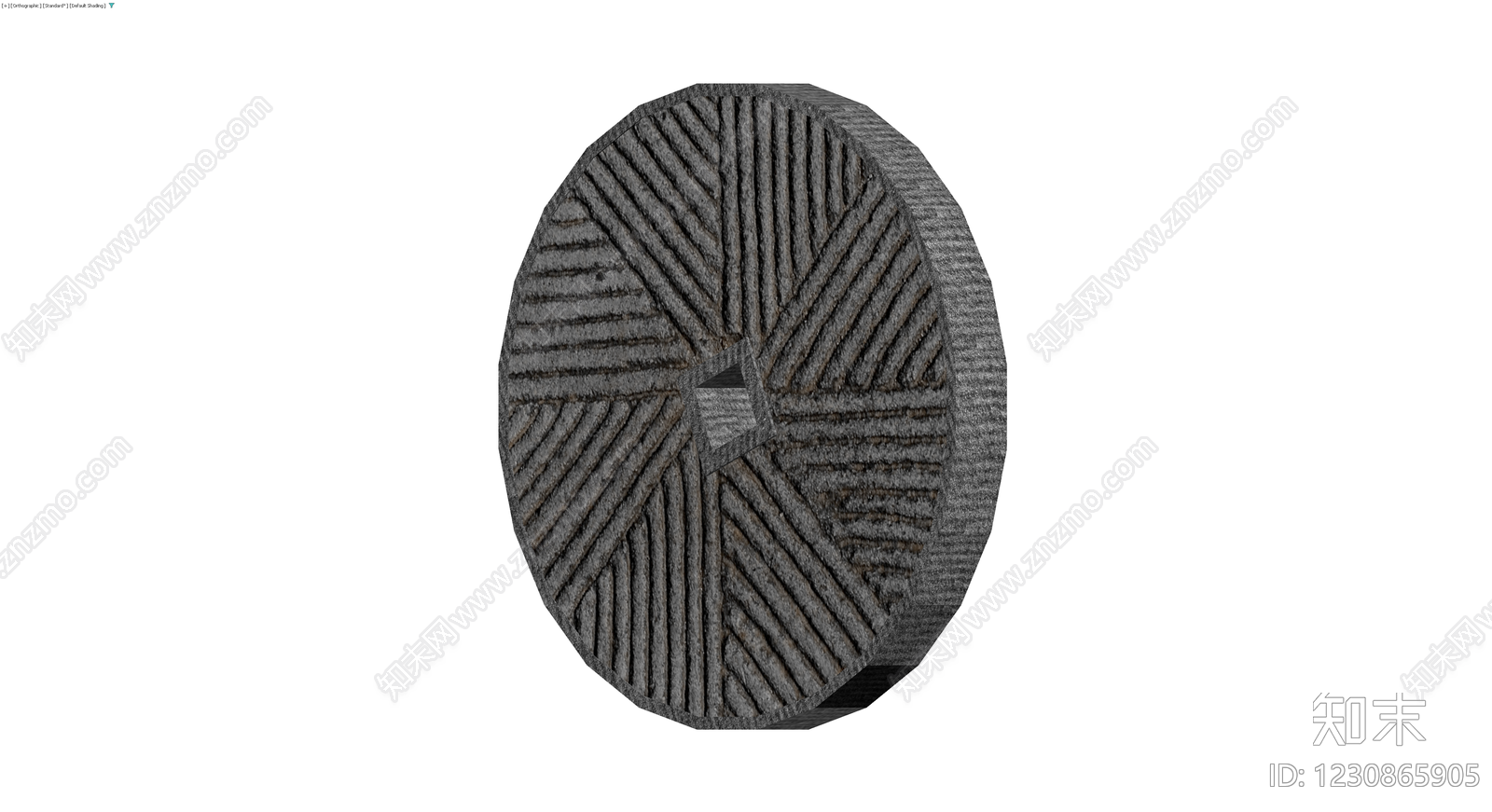 方形孔橡胶脚垫3D模型下载【ID:1230865905】