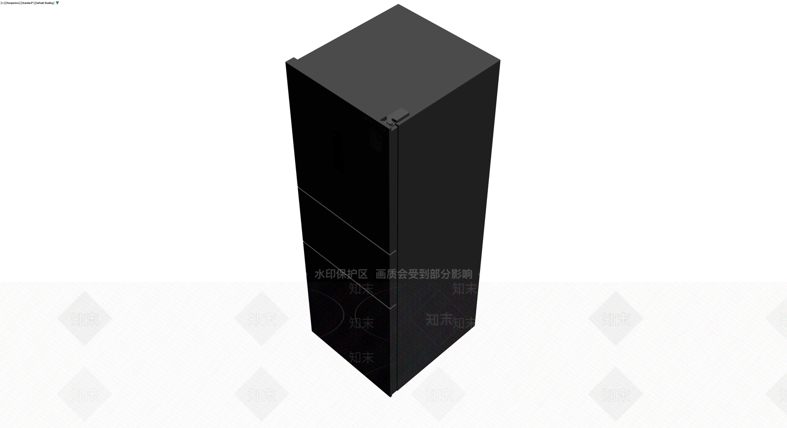西门子三门冰箱模型3D模型下载【ID:1230758876】