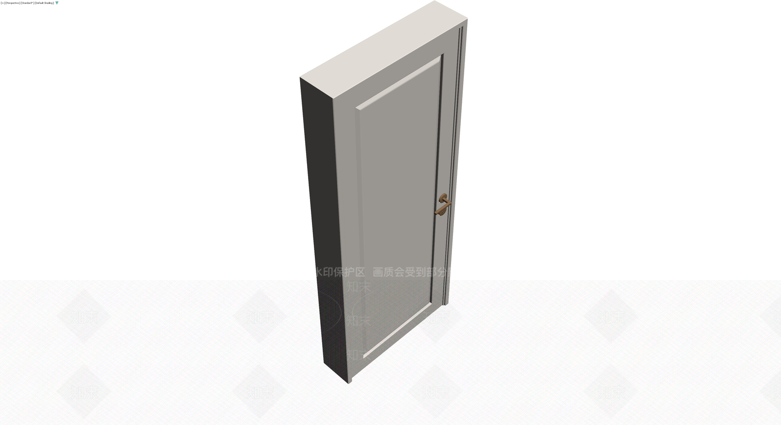 现代风格成品门3D模型下载【ID:1230615871】