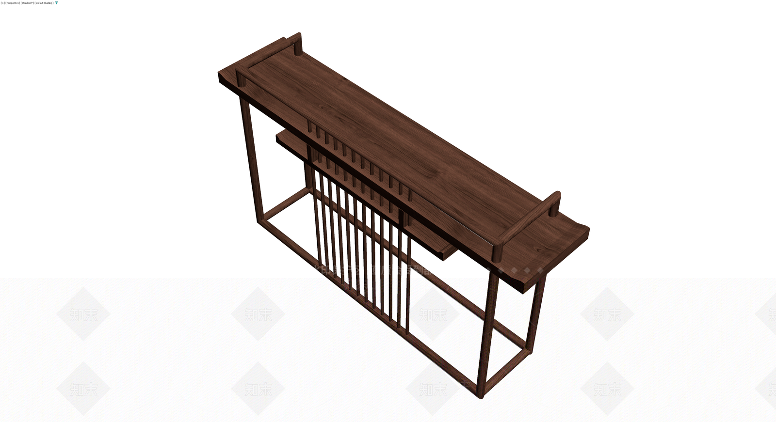 新中式实木条案3D模型下载【ID:1230591310】