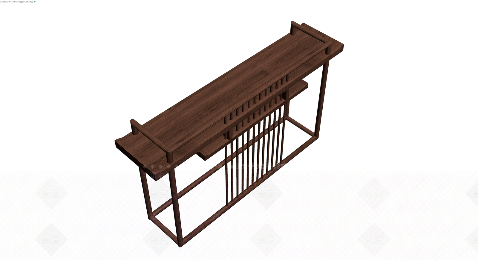 新中式实木条案3D模型下载【ID:1230591310】
