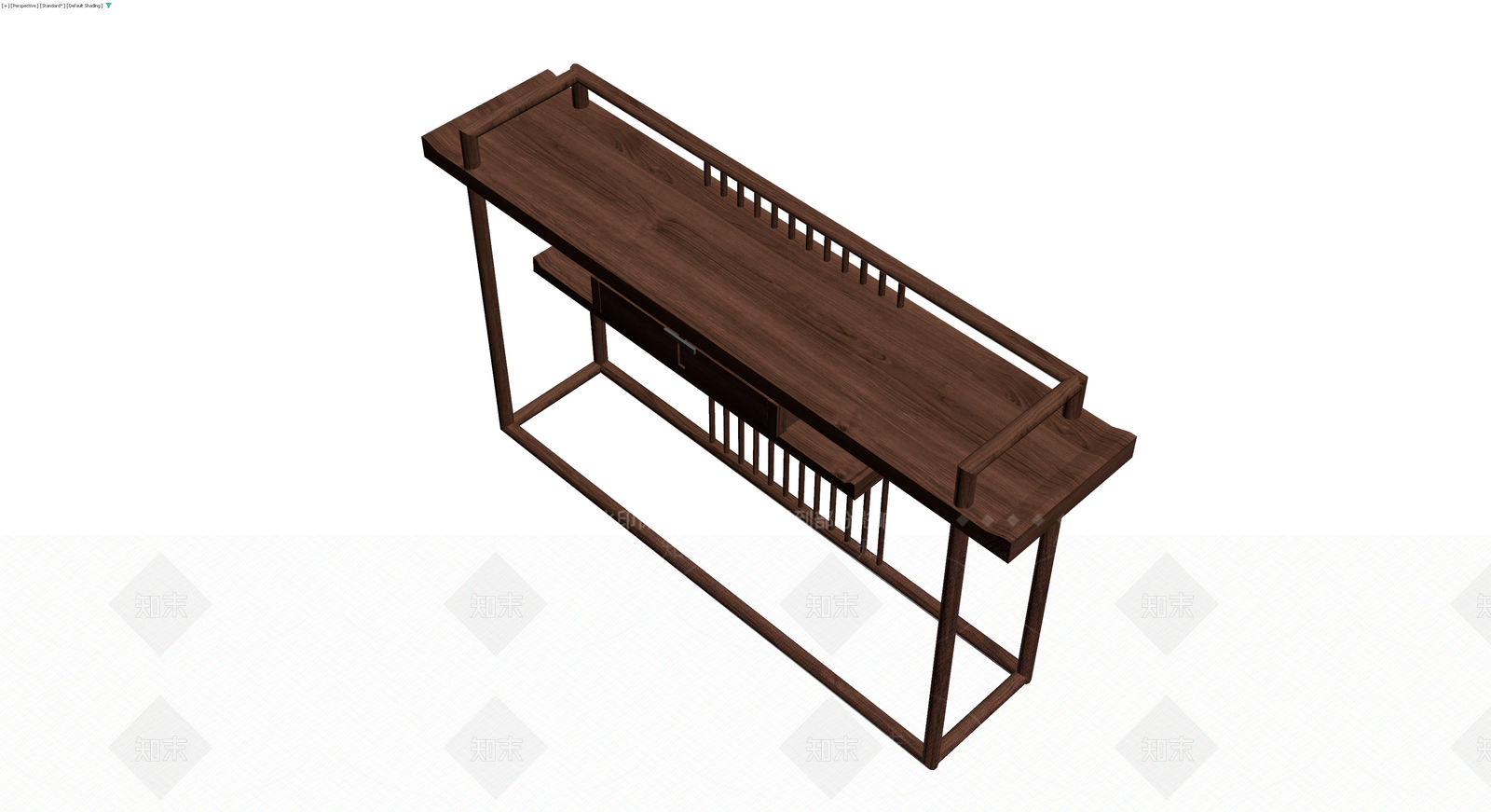 新中式实木条案3D模型下载【ID:1230591310】