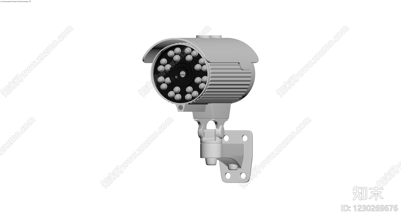 户外安防监控摄像头3D模型下载【ID:1230269676】