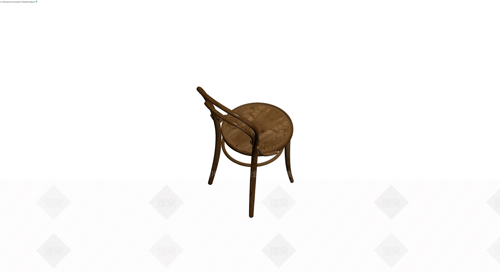 实木弯木圈椅3D模型下载【ID:1230146588】