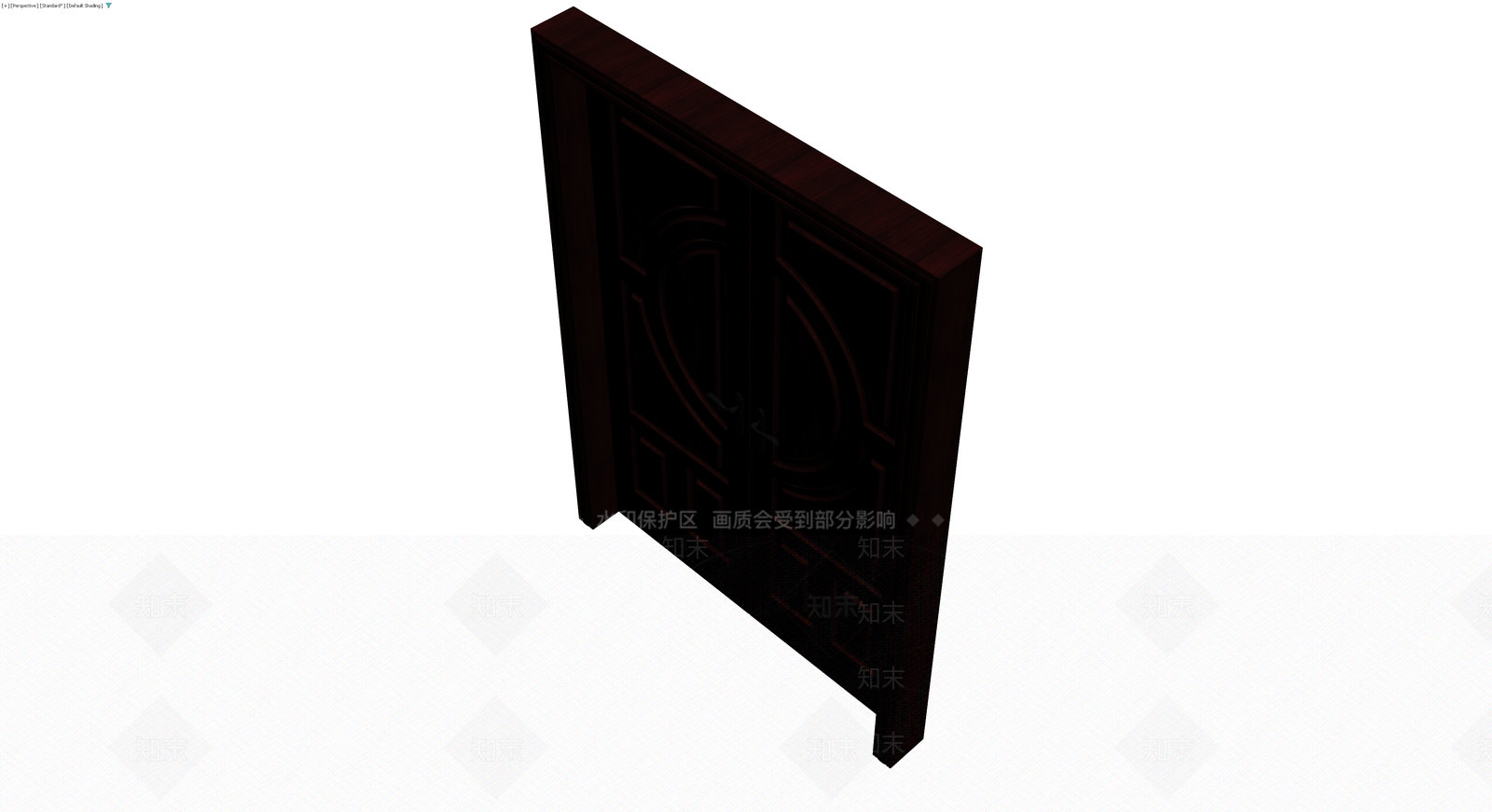 深红双开木门模型3D模型下载【ID:1230786870】
