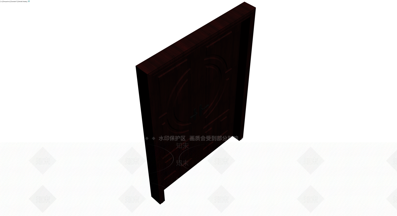 深红双开木门模型3D模型下载【ID:1230786870】
