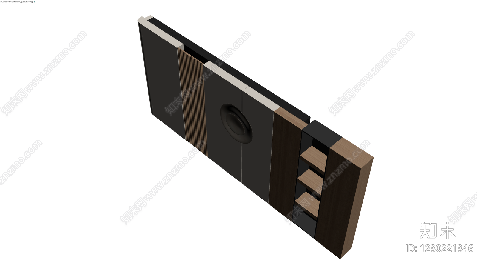 现代风格组合储物柜3D模型下载【ID:1230221346】