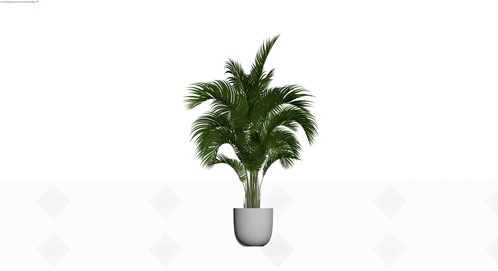 盆栽散尾葵植物3D模型下载【ID:1230461295】