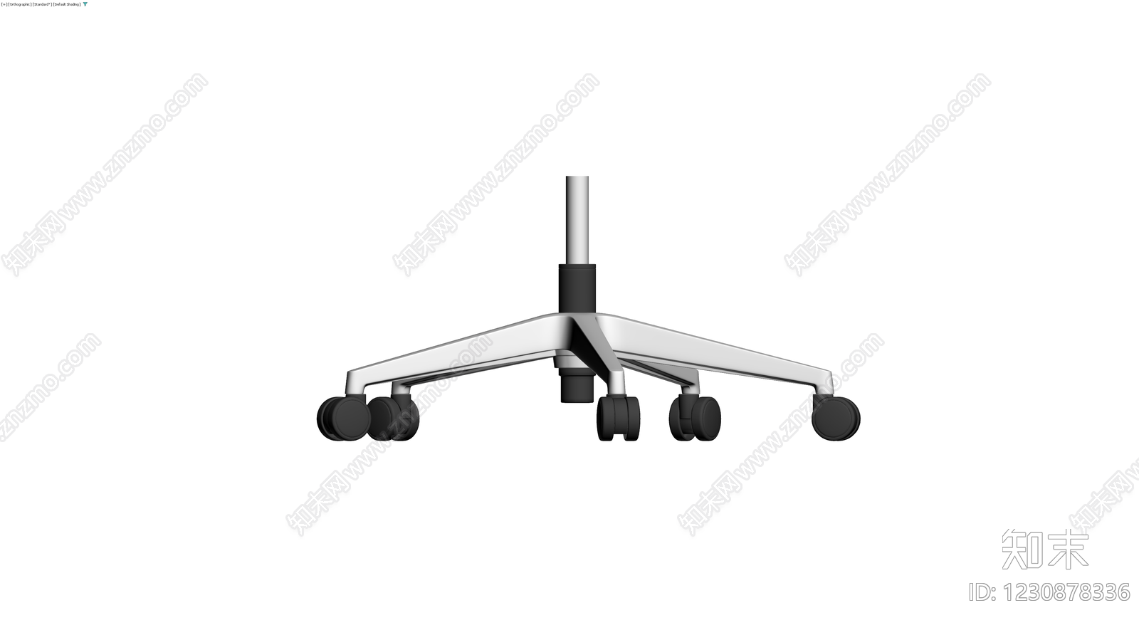 五爪办公椅脚3D模型下载【ID:1230878336】