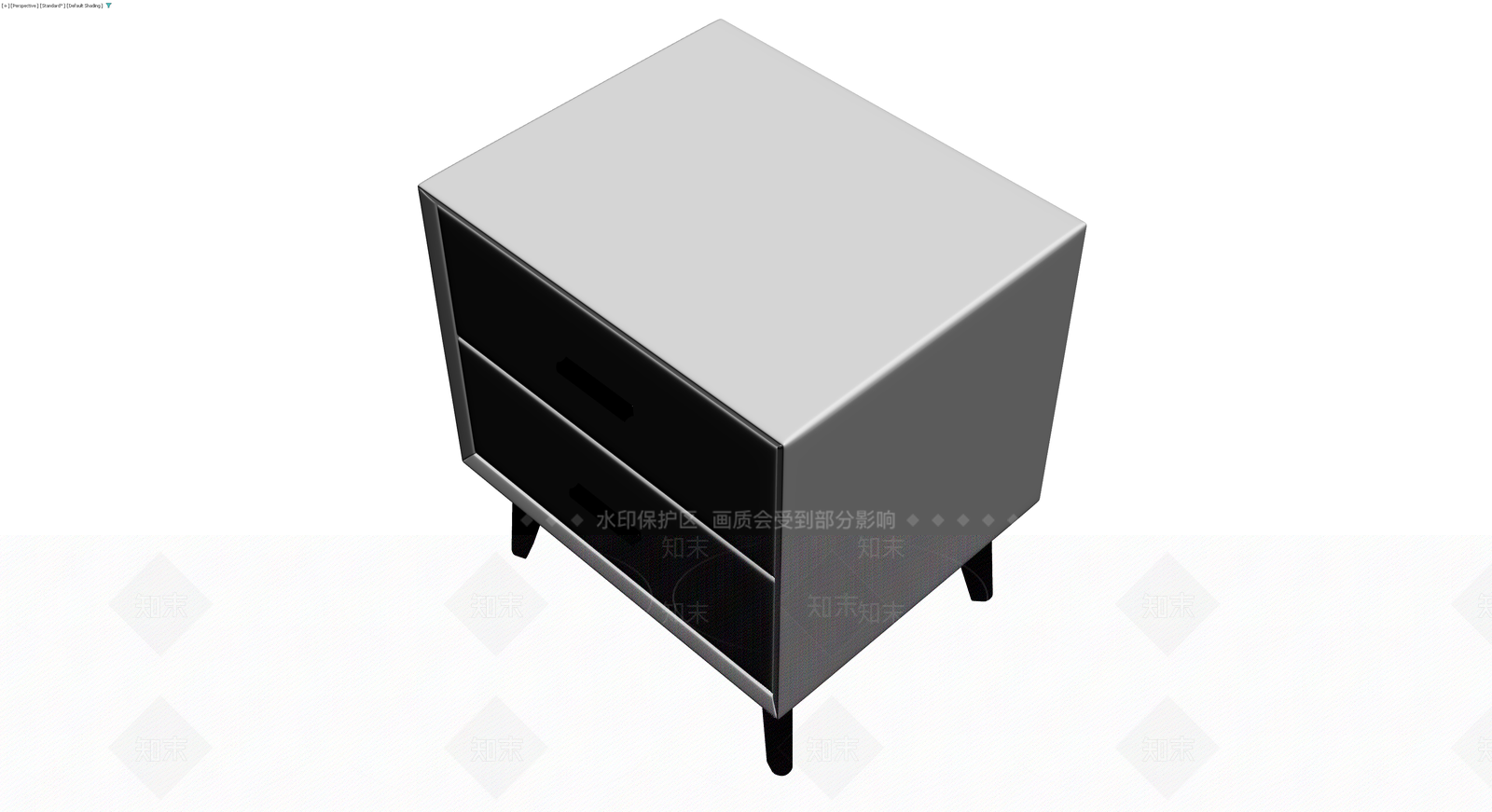 现代简约风格床头柜3D模型下载【ID:1230146816】