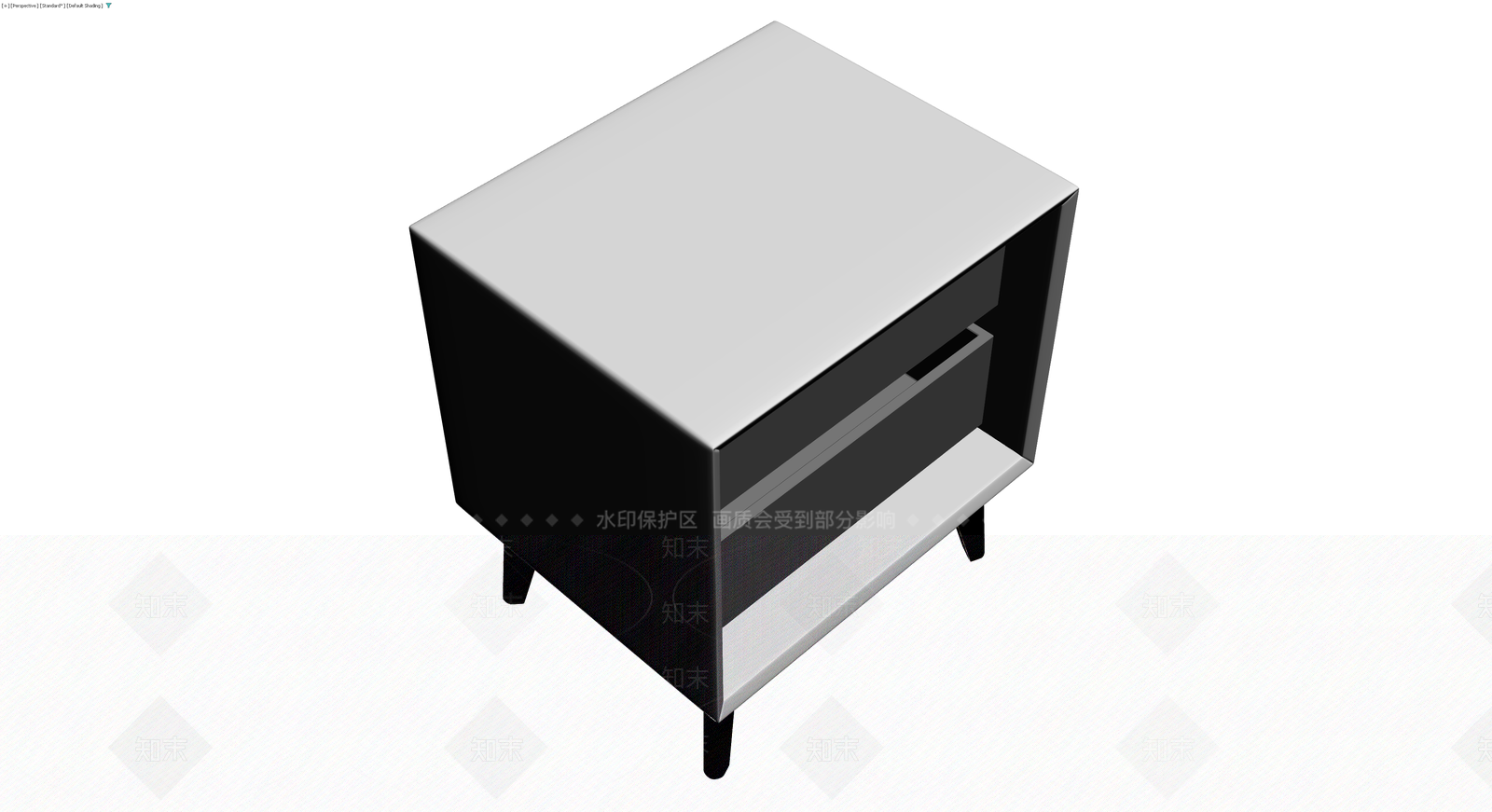 现代简约风格床头柜3D模型下载【ID:1230146816】