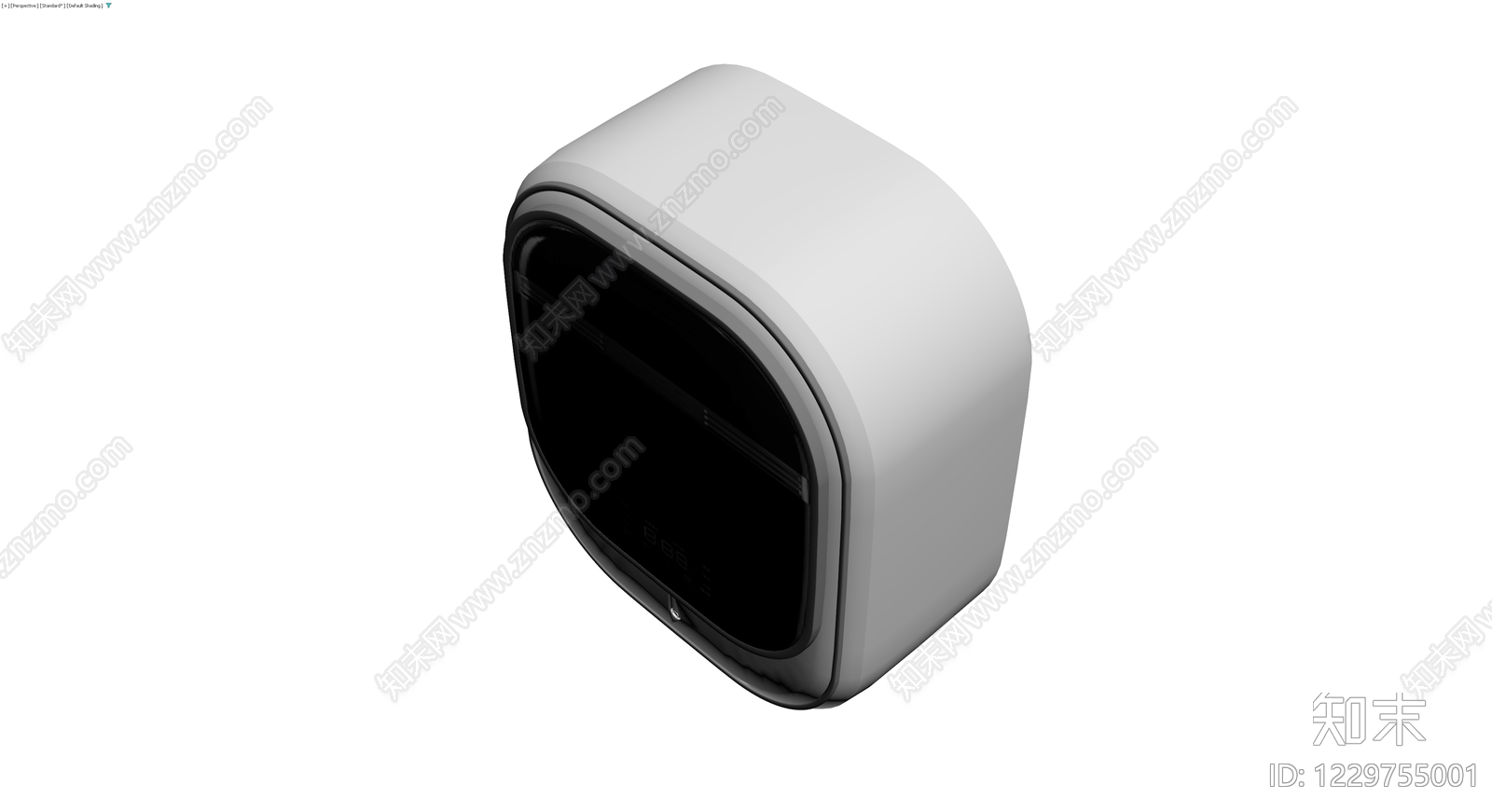 白色圆角智能设备3D模型下载【ID:1229755001】
