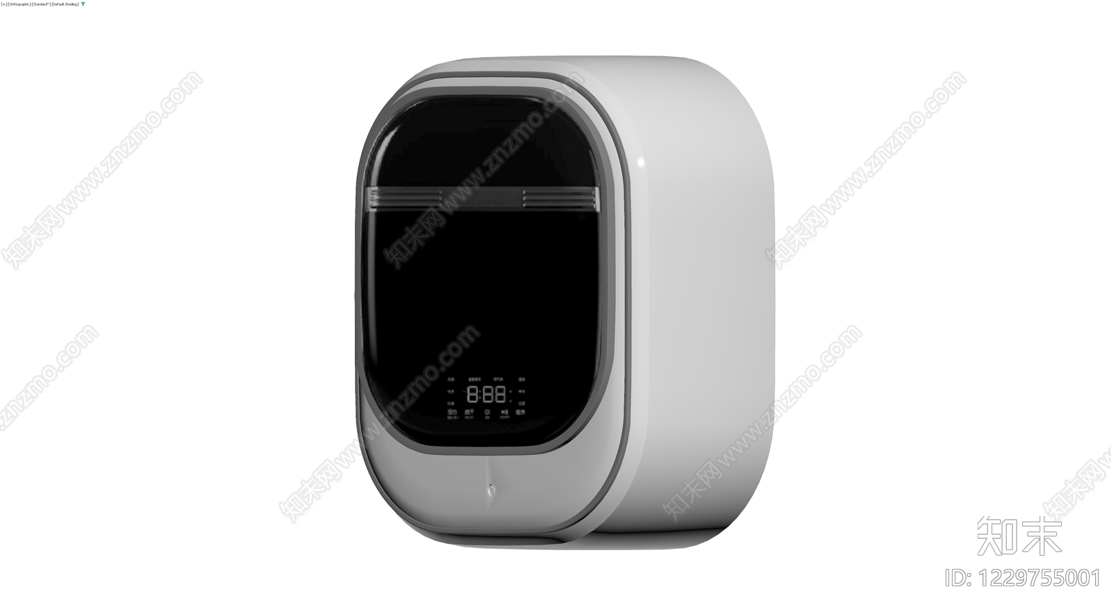 白色圆角智能设备3D模型下载【ID:1229755001】
