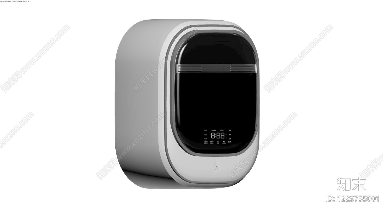 白色圆角智能设备3D模型下载【ID:1229755001】