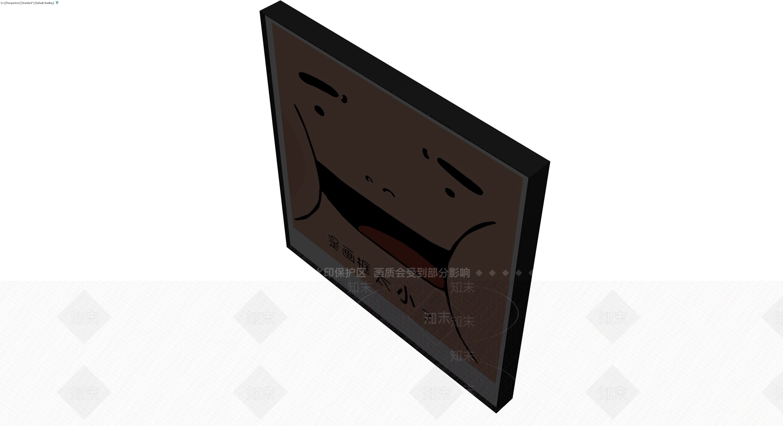 带框装饰画3D模型下载【ID:1230631294】