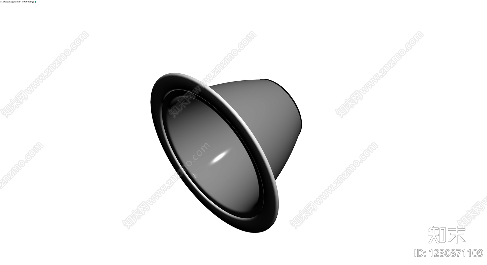 黑色圆锥聚光灯模型3D模型下载【ID:1230871109】