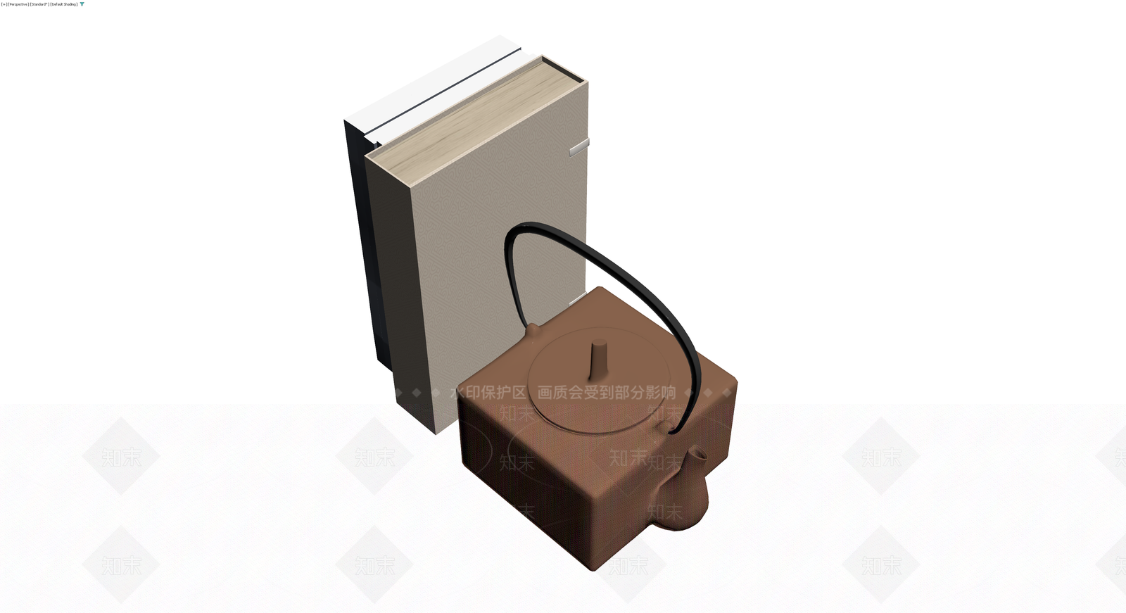 方形提梁茶壶模型3D模型下载【ID:1230622850】