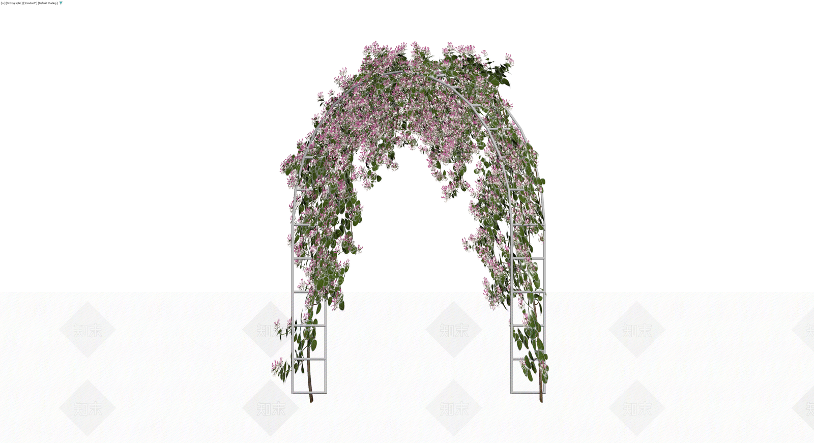 花卉攀爬拱门3D模型下载【ID:1229605482】