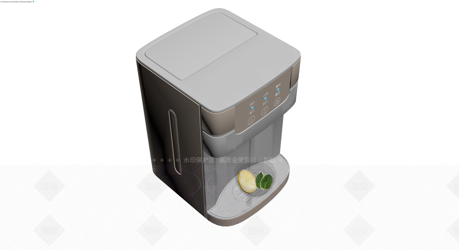 现代风格台式饮水机3D模型下载【ID:1230760083】