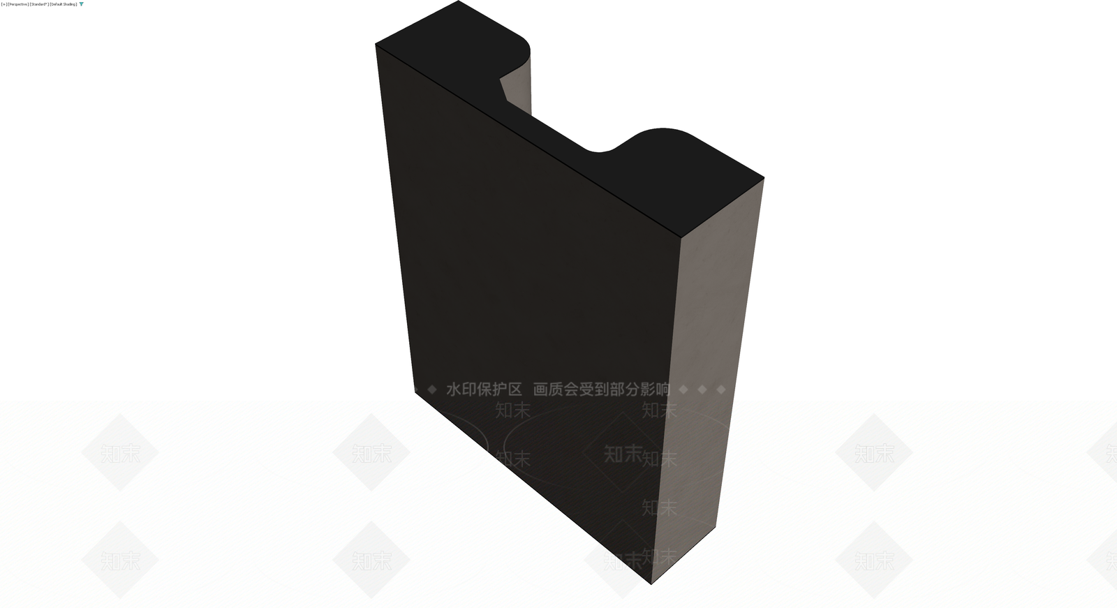 金属U型装饰构件3D模型下载【ID:1229660155】