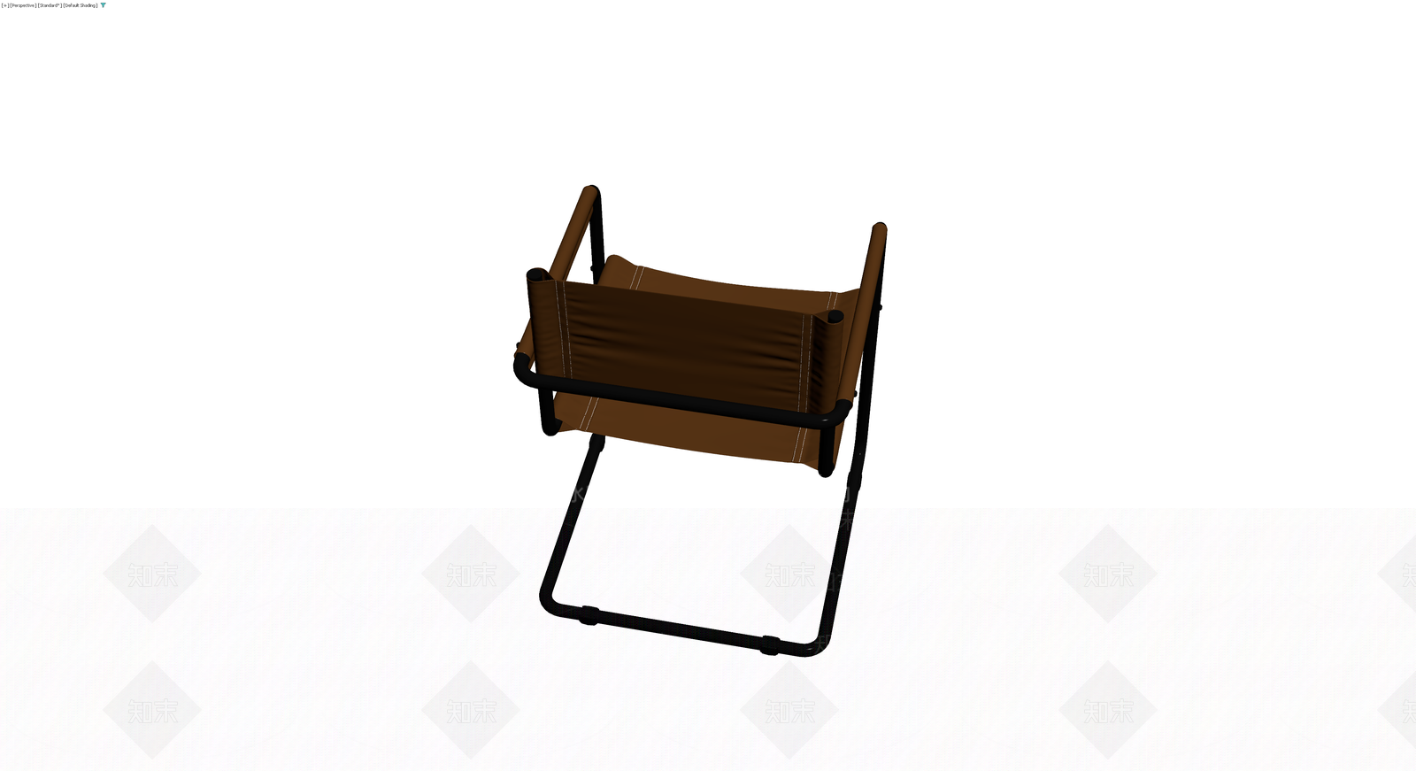 棕色帆布导演椅3D模型下载【ID:1230346664】