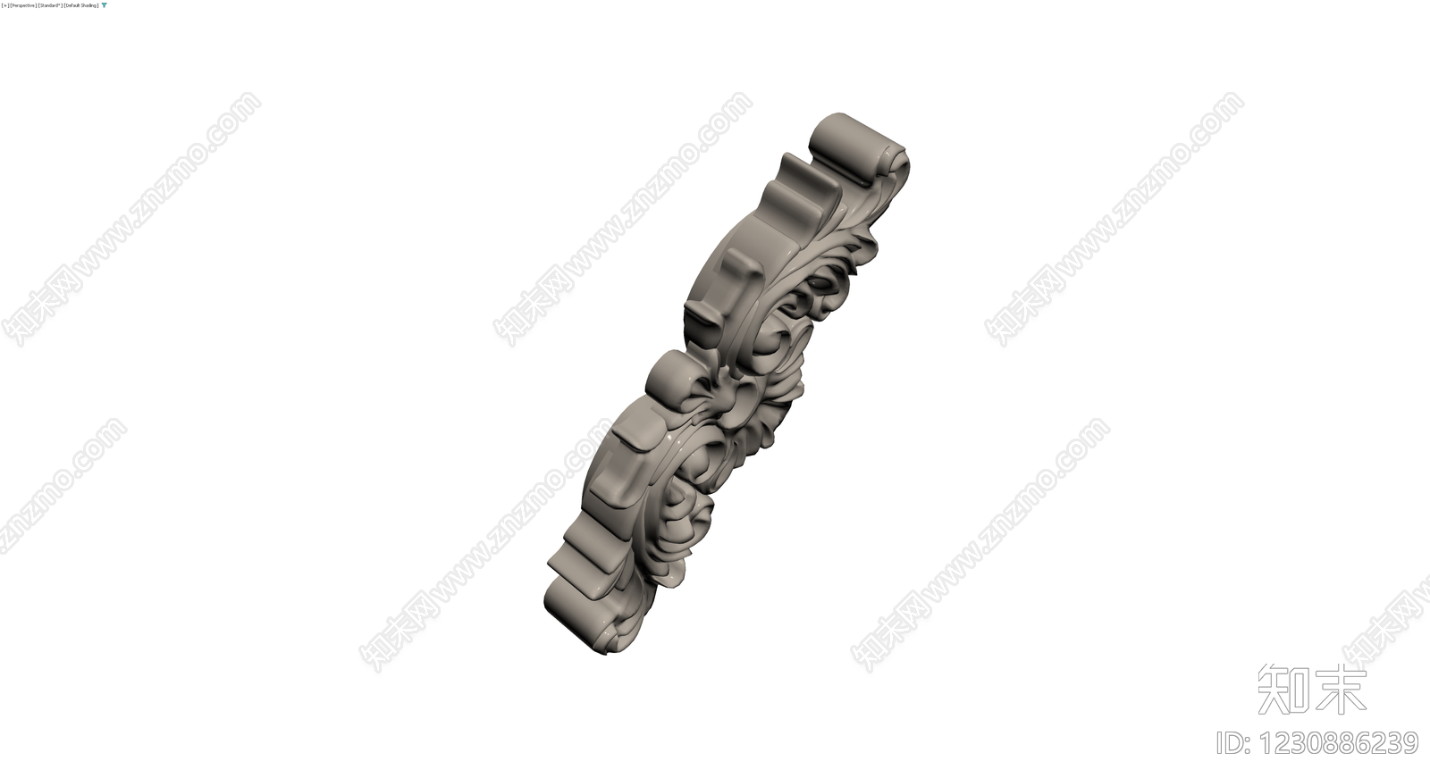 巴洛克风格装饰托架3D模型下载【ID:1230886239】
