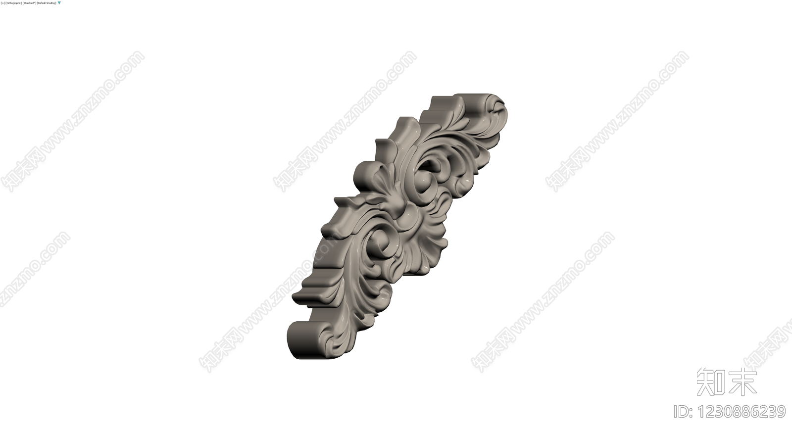 巴洛克风格装饰托架3D模型下载【ID:1230886239】