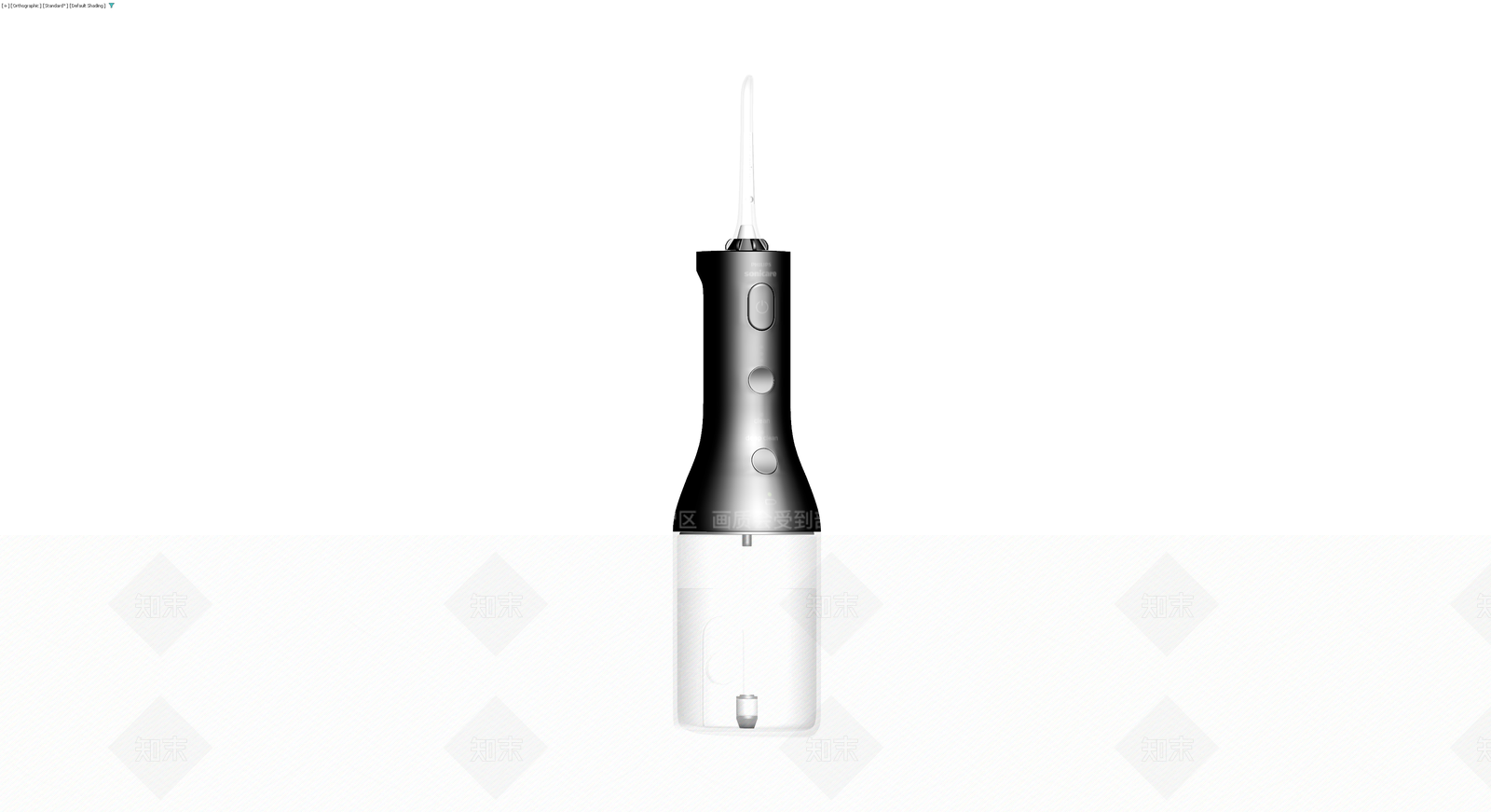 黑色手持冲牙器3D模型下载【ID:1230440185】