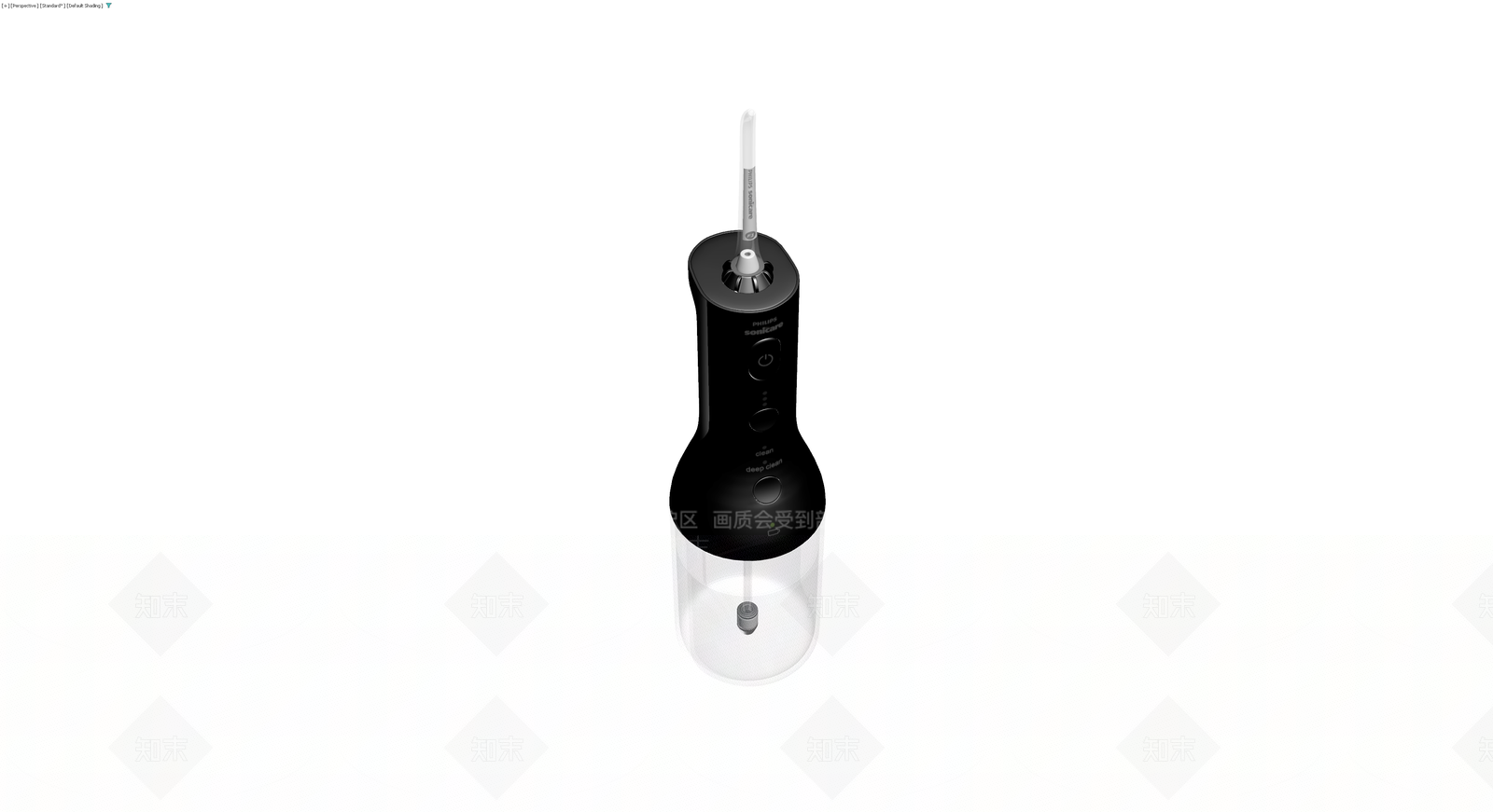 黑色手持冲牙器3D模型下载【ID:1230440185】
