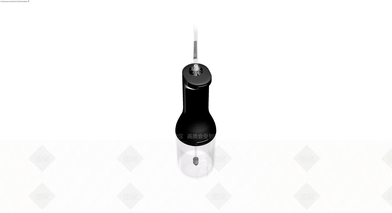黑色手持冲牙器3D模型下载【ID:1230440185】